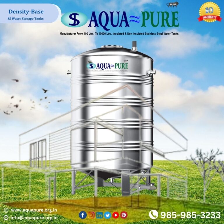 Aquapure SS Water Tank Benefits