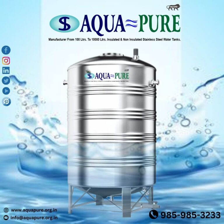 Aquapure SS Water Tank Benefits